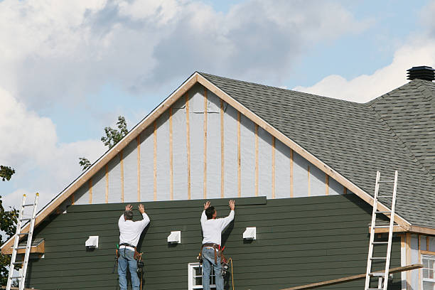 Professional Siding Replacement technician working in Firestone, CO